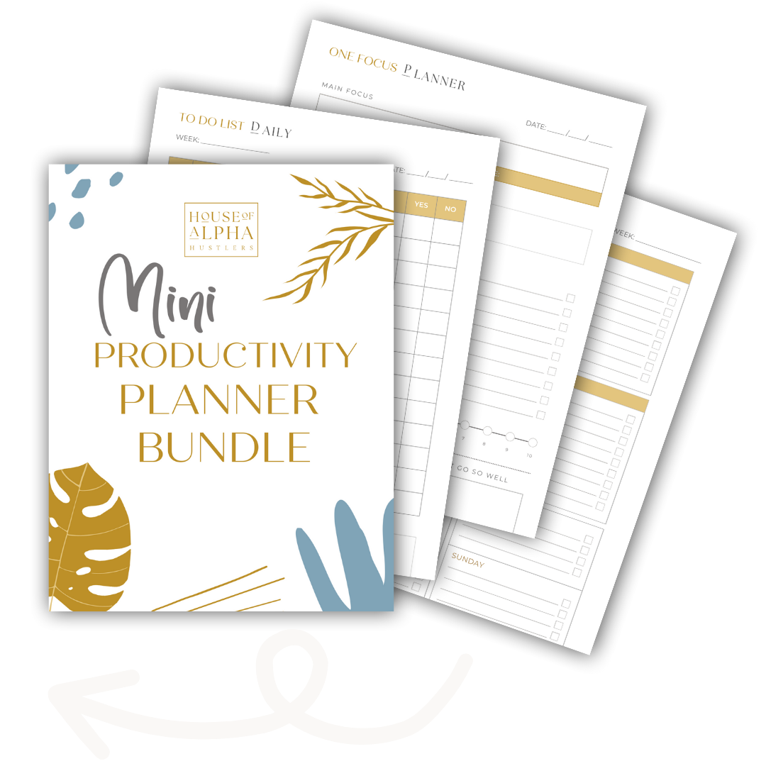 Get Your FREE Copy of Our Mini Productivity Planner Bundle Get Your FREE Copy of Our Mini Productivity Planner Bundle