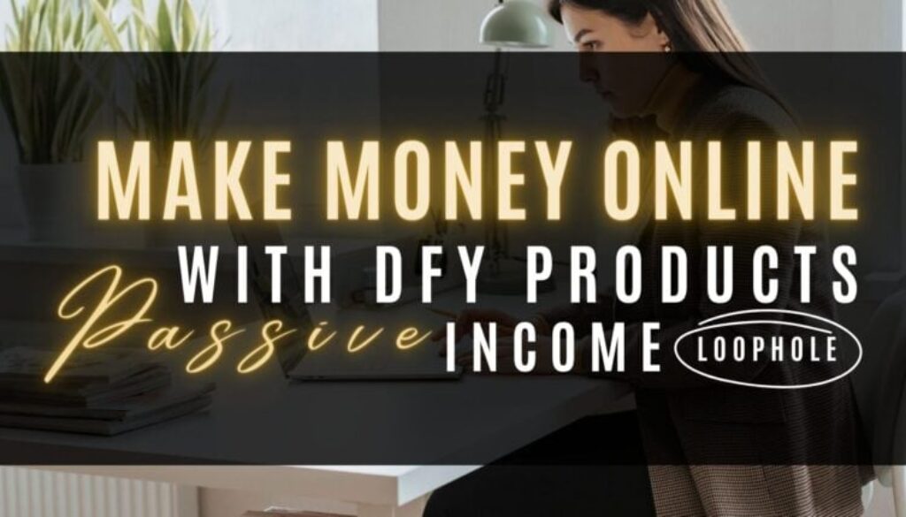 Make Money Online from Home with DFY products like Simply Passive with MRR Master Resell Rights. Build Passive Income Streams and Make Money Online for Beginners. Learn How to Make Passive Income for Beginners
